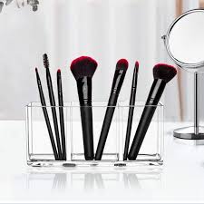 clear makeup brush organizer with 3