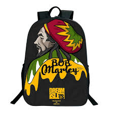 bob marley backpack bag black