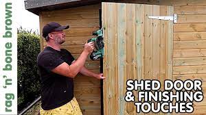 shed door finishing touches part 6