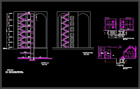 elevator and staircase dwg block for