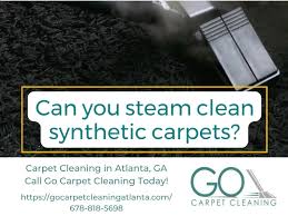 can you steam clean synthetic carpets