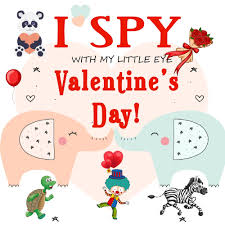 27 romantic things to do on valentine's day that you'll never forget. I Spy With My Little Eye Valentine S Day Fun Picture Guessing Game For Kids Age 2 5 Cute Valentines Day Gift A Best Valentines Gifts For Kids Valen