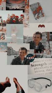 A collection of the top 55 tom holland wallpapers and backgrounds available for download for free. Aesthetic Tom Holland Collage Wallpaper Are You Looking For New Background Styles For Your New Iphone Shepot