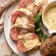 beef fillet with easy bearnaise sauce