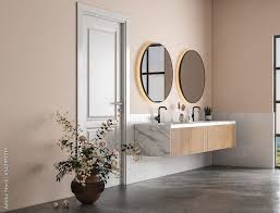 modern bathroom with white tiles