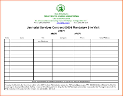 Excel Sign In Sheet Template Business