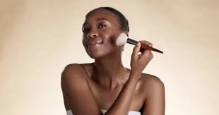 makeup face black woman blush studio