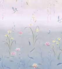 Water Garden Wallpaper Mural In Soft