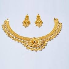 durable wedding gold necklace set