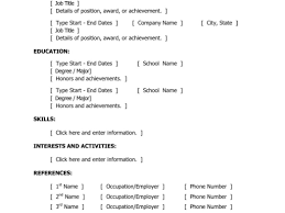 Resume Templates For Openoffice  Open Office Resume Templates     nfgaccountability com