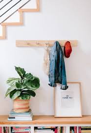 Wood Diy Peg Rail Organizer