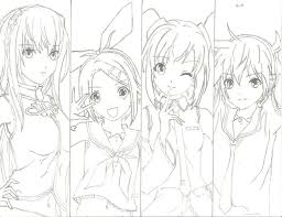 Hatsune miku coloring book vocaloid anime drawing, hatsune miku, white, . Vocaloid People Coloring Pages Coloring Pages Moon Coloring Pages