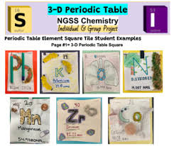 fun periodic table project 3 d