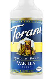 sugar free vanilla syrup torani