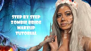 zombie bride halloween makeup face