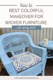 for wicker furniture with spray paint