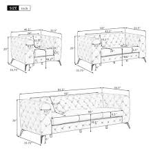 modern 3 piece sofa sets with sy