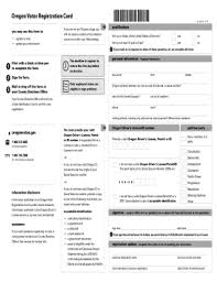 Registration id cards open registration id cards. Oregon Voter Registration Card Fill Out And Sign Printable Pdf Template Signnow