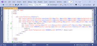 html preview in visual studio 2019