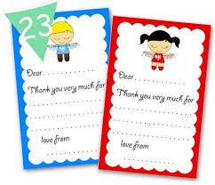 christmas thank you notes printable thank you notes delete lines so ri can draw a pic of the present