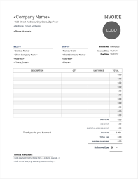 10+ Printable Simple Invoice Images