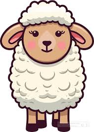 sheep clipart cute sheep cartoon