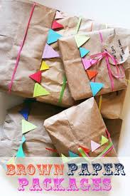 10 beautiful brown wrapping paper ideas