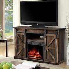 Turbro Fireside 48 In Wooden Electric