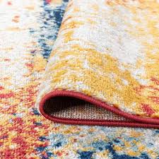tayse rugs diamond flint contemporary 8 round area rug multi color