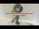 Leaky tub faucet single handle
