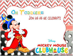 Mickey Mouse Birthday Invitation Templates Party Maker