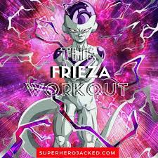 frieza workout routine train to become