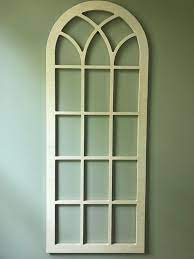 Arched Wood Wall Decor Faux Window