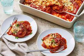 baked eggplant parmesan recipe with