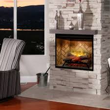 Wood Gas Electric Fireplace