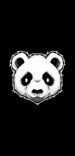 hd black and white panda wallpapers