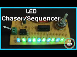 running led led chaser or sequencer