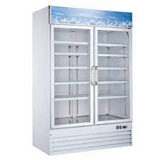 53 Inch 2 Door Swing Glass Door Freezer