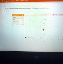 Systems Of Inequalities Mastery Test