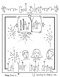 Black and white vector illustration. Coloring Page Free Printable Sunday School Coloring Pages