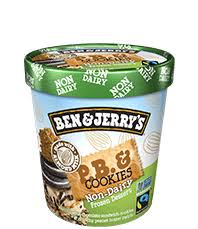 Stir the ice cream so that it is smooth, like frosting. Ben Jerry S Non Dairy Pints