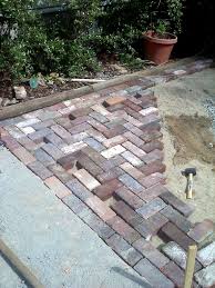 antique brick patio done lovely