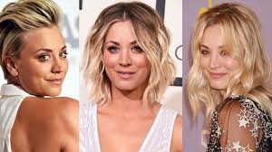 It's about half way down my neck and i'm trying to get it so i can pull it back in a pony tail when i garden or we go camping. Kaley Cuoco Hair Evolution See How She Grew Out Her Pixie Glamour