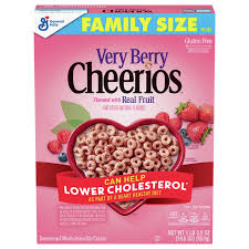 cheerios cereal very berry