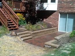 Plymouth Walk Out Basement Patio With