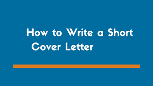 But unlike a resume, a cover letter consists of wordy paragraphs that present your capabilities in descriptive detail. How To Write A Short Cover Letter Examples Included Zipjob
