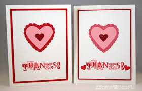 Pictures for your web site, social media, personal or professional projects. Valentine Thank You Cards Ink It Up With Jessica Card Making Ideas Stamping Techniques
