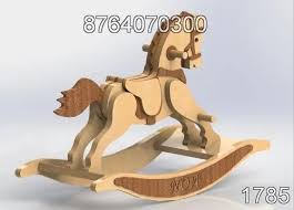 wooden horse toy for decoration