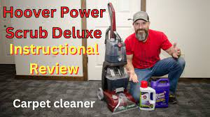 how to use a hoover power scrub deluxe