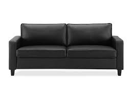 Glenmont Grey Faux Leather Sofa By